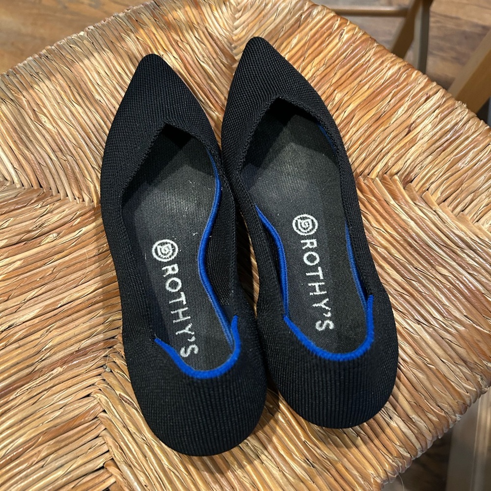 Rothy's Black Flats Versatile Slip-On Loafers
